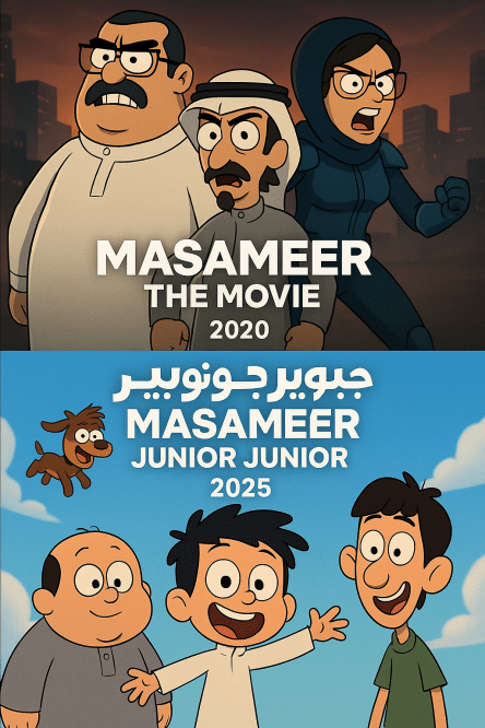 سلسلة افلام Masameer HD في فيديو واحد كاملة